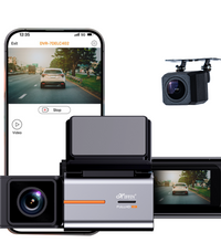 HIFFIN RoadCam X2 Dual Channel Recording Front 4K + Rear 1080P Dashcam with 1.47" Screen, Super Night Vision & WiFi, G-Sensor, Loop Recording, Parking Monitor. Ideal for Safety & Security