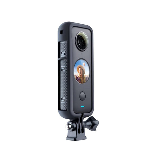 Hiffin Insta 360 ONE X3 Action Camera Plastic Case Protective Frame with 1/4 Thread for Enhanced Camera Mounting and Compatibility