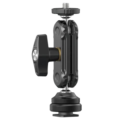 HIFFIN Ulanzi R098 Double Ball Heads with Cold Shoe Mount