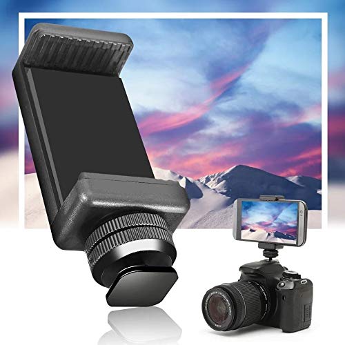 HIFFIN® A E P Universal Mobile Clip New and Small Size Camera and Selfie Stick Holder New Tripod Attachment (Black)