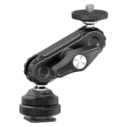 HIFFIN Ulanzi R098 Double Ball Heads with Cold Shoe Mount