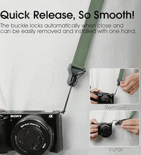 ULANZI Falcam Maglink Quick Magnetic Buckle Shoulder Strap Lite, Adjustable Camera Shoudler Sling Strap for DSLR Camera