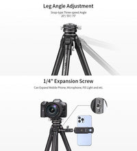 ULANZI Zero X Lightweight Travel Tripod Full Carbon Professional Outdoor Tripod Monopod with Panoramic Ball Head Tripod Camera Tripod