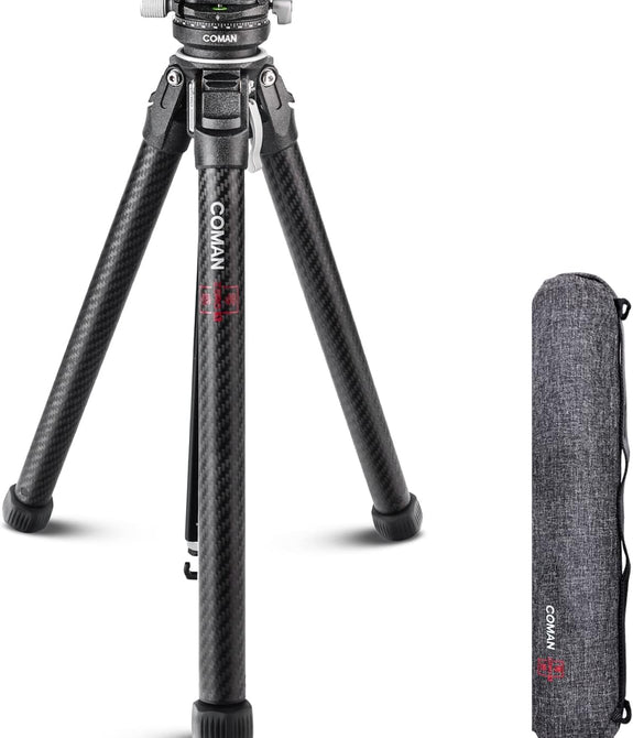 ULANZI Zero X Lightweight Travel Tripod Full Carbon Professional Outdoor Tripod Monopod with Panoramic Ball Head Tripod Camera Tripod