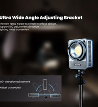 HIFFIN HF-250PRO Wonder Series 250W LED Studio Light | 17,800lm High Brightness | CRI 95+ | CCT 2700K-6500K | Bowens Mount | AC Powered | App Control | Professional Light for Videography, Portraits & Professional Shoots