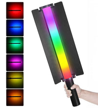 HIFFIN (HF-600 RGB) Portable Light Wand Handheld RGB LED Stick Light for Photography, 2500K-9900K Adjustable, 24 Fx Light Effect, Power 24W, Barndoor, 5200mah in Built Battery