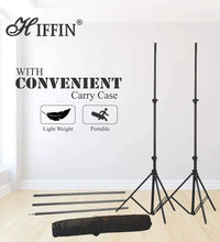 HIFFIN Green Screen With Stand, 203.2MM X 304.8MM (8FT X 12FT) Wide Green Screen Backdrop with 228.6MM X 228.6MM (9Ft X 9Ft) Wide Photo Backdrop Stand Include Carry Bag