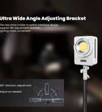 HIFFIN 250W Wonder Series LED Video Light, High CRI 95+, Ultra Bright 18300 lux@1m, Adjustable CCT 2700K-6500K, Continuous Output COB Light with App Control for Professional Photography & Videography