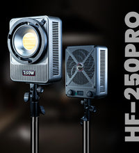 HIFFIN 250W Wonder Series LED Video Light, High CRI 95+, Ultra Bright 18300 lux@1m, Adjustable CCT 2700K-6500K, Continuous Output COB Light with App Control for Photography & Videography