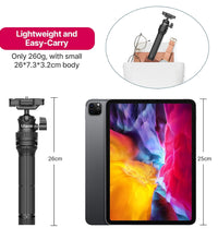 Ulanzi MT-34 Extendable Pole Tripod Mini Tabletop Tripod Selfie Stick with 2 in 1 Phone Clamp, Travel Tripod for Vloging Filmmaking Live Streaming