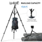 Ulanzi TT35 Hiking Stick Tripod Kit, Travel Camera Tripod Monopod, 57.48" Detachable Carbon Fiber Tripod Stand Kit with 3 Hiking Pole & Mini Tripod & Removable Arca QR for DSLR Camera Camcorder