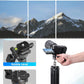 ULANZI MT-63 Mini Phone Tripod, 57" Portable Foldable Aluminum Alloy Extendable Camera Tripod with 2 in 1 Phone Clip, 360° Ball Head Travel Lightweight Tripod for iPhone DSLR Camera Max Load 5KG/11LBS