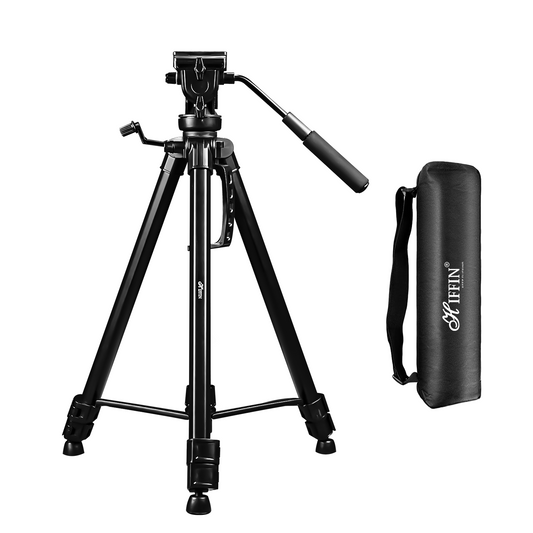 HF-880 1.65M (65 Inch) Heavy Duty Aluminum Professional Tripod