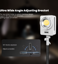 HIFFIN HF-350 Wonder Series 350W LED Studio Light | 22,100lm Ultra Bright | CRI 95+ | CCT 2700K-6500K | Bowens Mount | AC Powered | App Control | Light for YouTube, Weddings, Cinematic Productions & Commercial Shoots