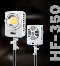 HIFFIN HF-350 Wonder Series 350W LED Studio Light | 22,100lm Ultra Bright | CRI 95+ | CCT 2700K-6500K | Bowens Mount | AC Powered | App Control | Light for YouTube, Weddings, Cinematic Productions & Commercial Shoots