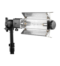 HIFFIN® Porta Light 1000w/3600k/240v with 5 Meter Wire and 1 Blub 1000w in (Black Color) with Silver Reflector in Porta Light