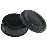 HIFFIN® Rear Lens Cap & Camera Body Cap for All Nikon DSLR Cameras