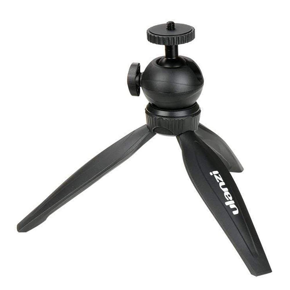 Ulanzi MT-03 Pocket Mini Desktop Tripod, 360° Removable Ballhead 1/4 Screw, Monopod Time-Lapse Photography Stand, Portable Folding Gimbal Tripod