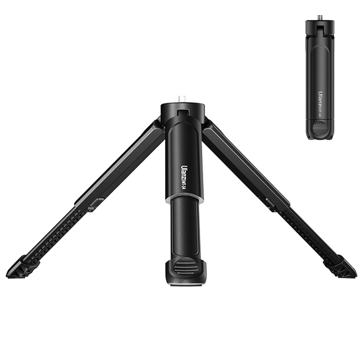 ULANZI MT-14 Extension Tripod, Mini Selfie Stick Tripod Stand Handle Grip for Vlogging