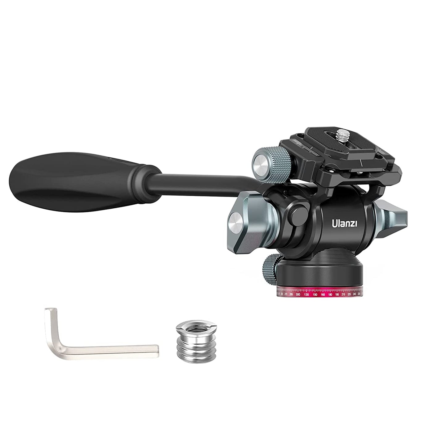 ULANZI U-190 Mini Pan Tilt Head Small Panoramic Ball Head with Arca Swiss Quick Release Plate Lightweight Filming Equipment for Compact Camera Load up to 6.6lb/3kg