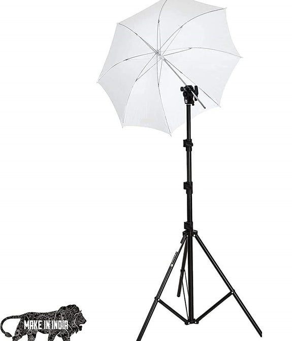 HIFFIN® Studio Home 33 Umbrella Stand Setup with Sungun Adapter | 9ft Stand | Umbrella | Bag for kit Mark I