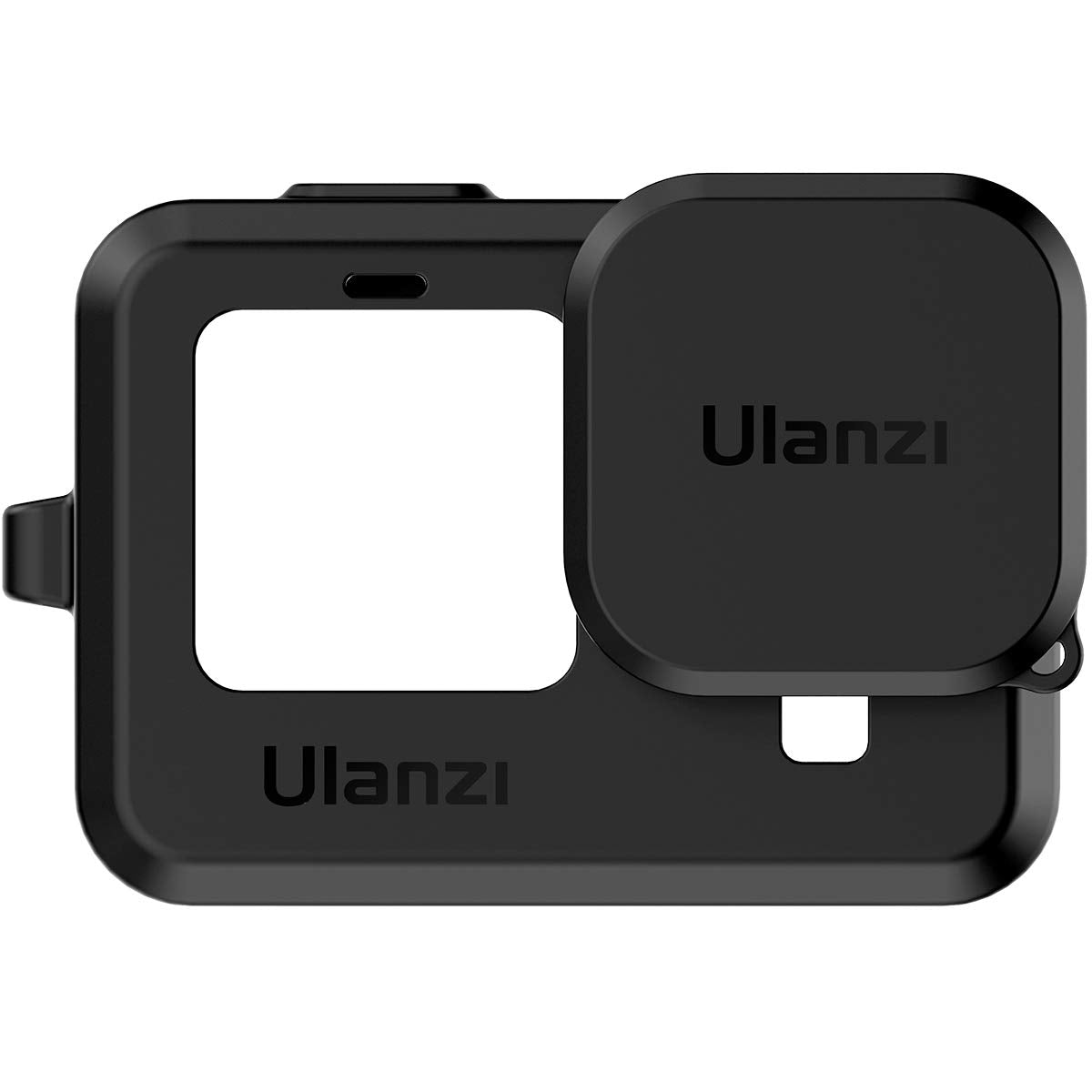 ULANZI G9-1 Protective Silicon Case for Gopro Hero 9 Black, Housing Frame with Lens Cover + Lanyard Vlog Accessory for Go pro 9 Action Cam