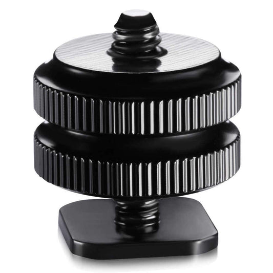 HIFFIN® Camera Shoe Pro 1/4" Mount Adapter for Tripod Screw to led Light Hotshoe