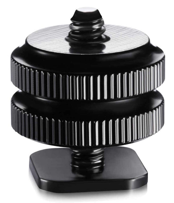 HIFFIN® Camera Shoe Pro 1/4" Mount Adapter for Tripod Screw to led Light Hotshoe