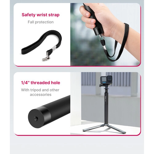 Ulanzi MT-58 Extendable Selfie Stick for Action Cameras