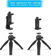 HIFFIN® Universal 360° Rotating Vertical Mobile Tripod Monopod Mount Supports Width Upto 2.3-4.1 Inches Smartphones (Mobile Phone Tripod Mount 360 Rotation)